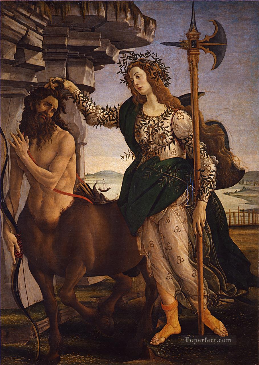 Pallas and the centaur Sandro Botticelli Oil Paintings